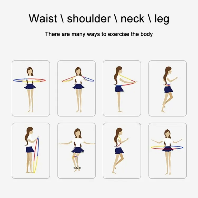 Adult Slimming Circle Waist Trimmer Workout Fitness Exercise Coil Flexible Soft Spring Fitness Circles, 1.55kg / 55cm