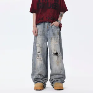 Dirty Wasteland Washed Ripped Jeans