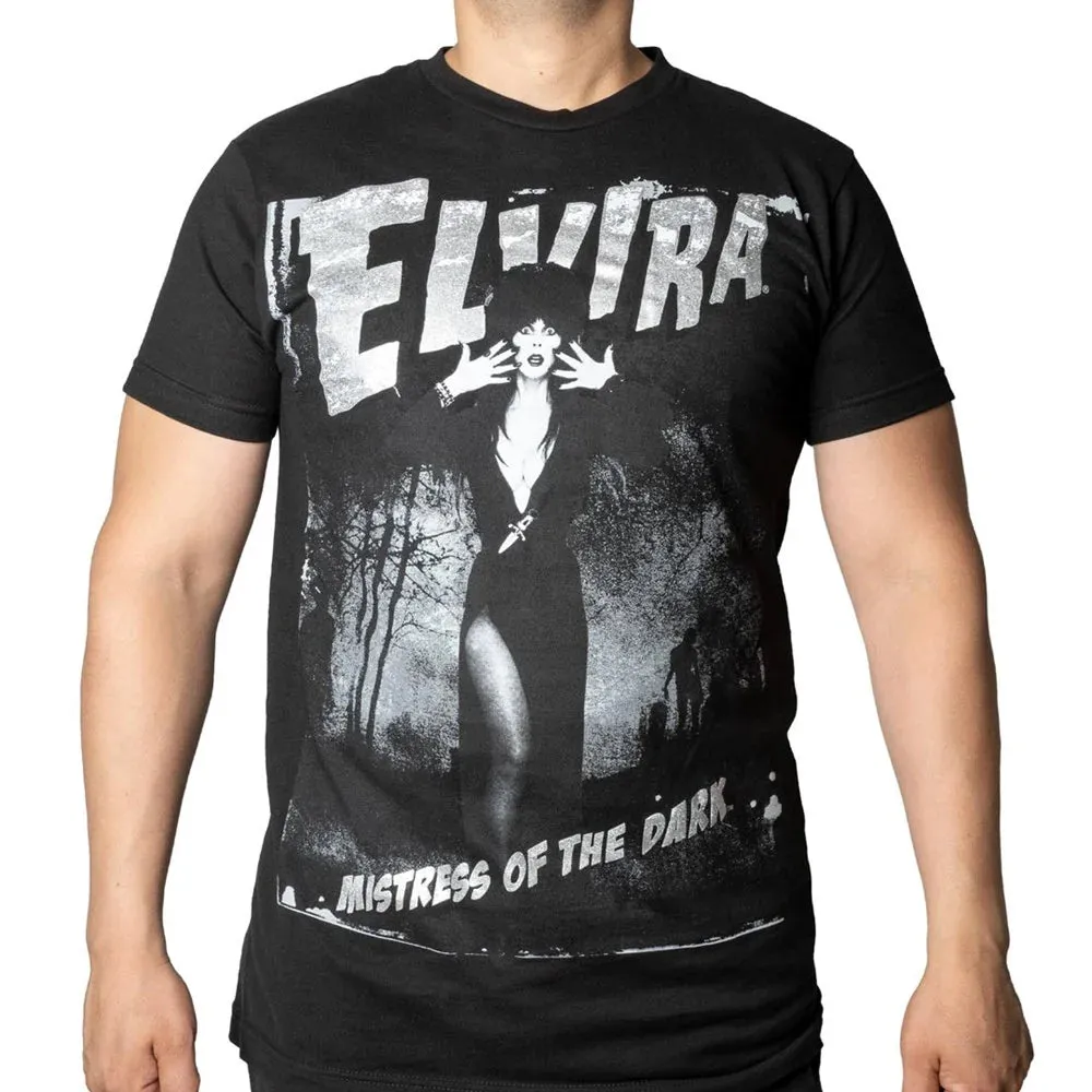 Elvira Grey Zombie Mens T-Shirt