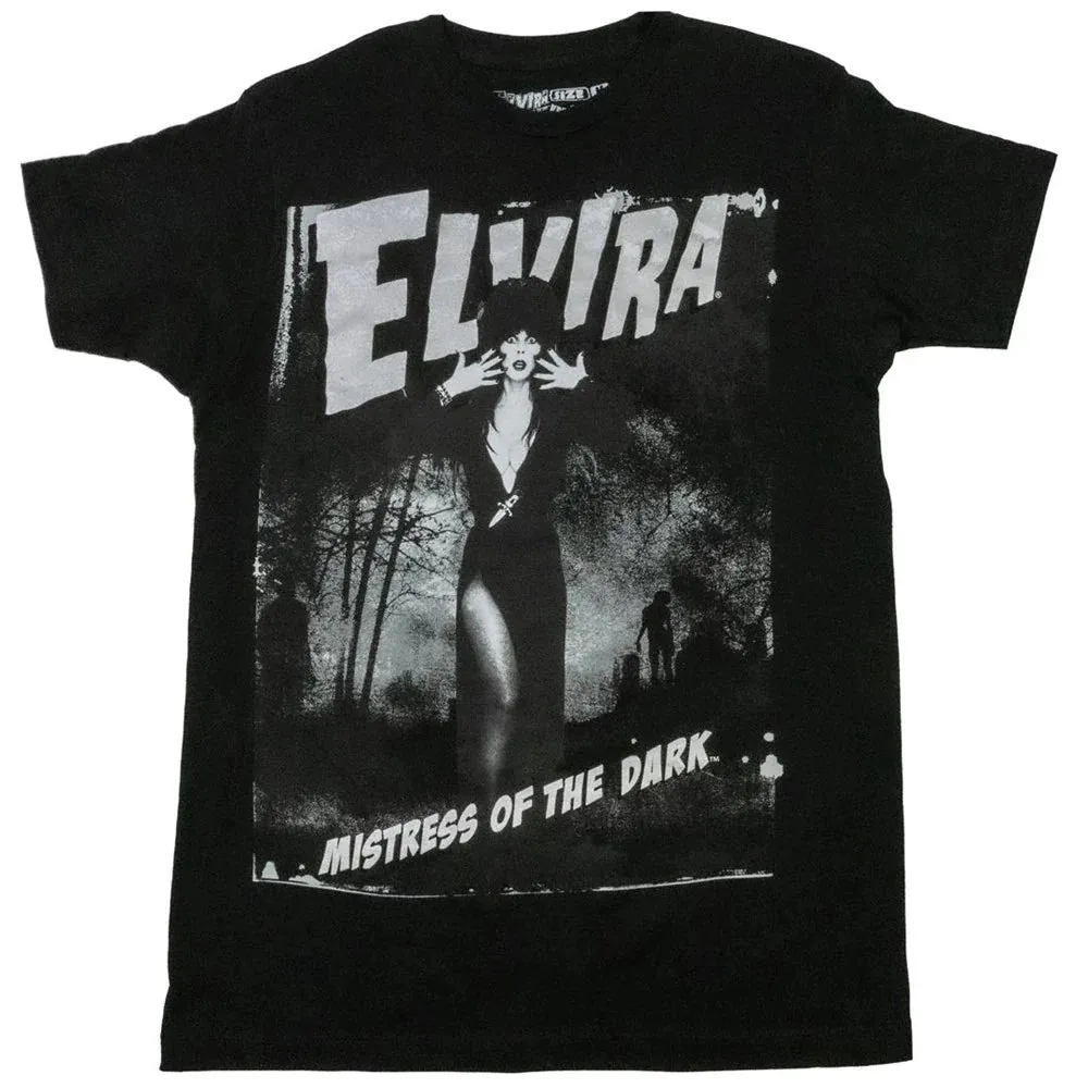 Elvira Grey Zombie Mens T-Shirt
