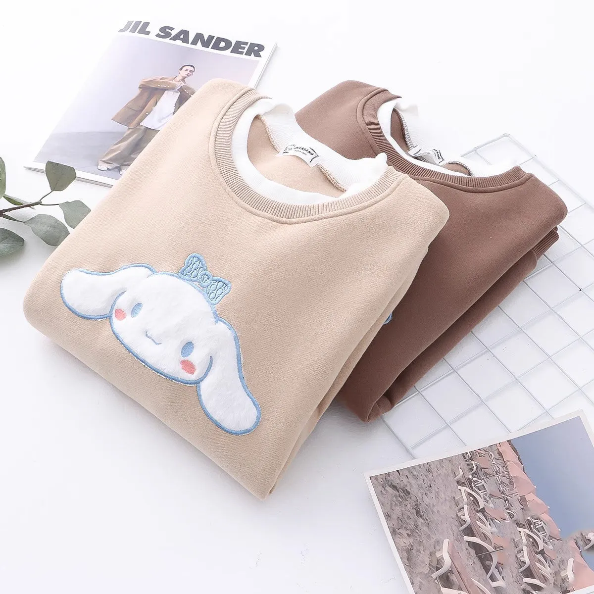 Kawaii Cotton Rabbit Thick Hoodie