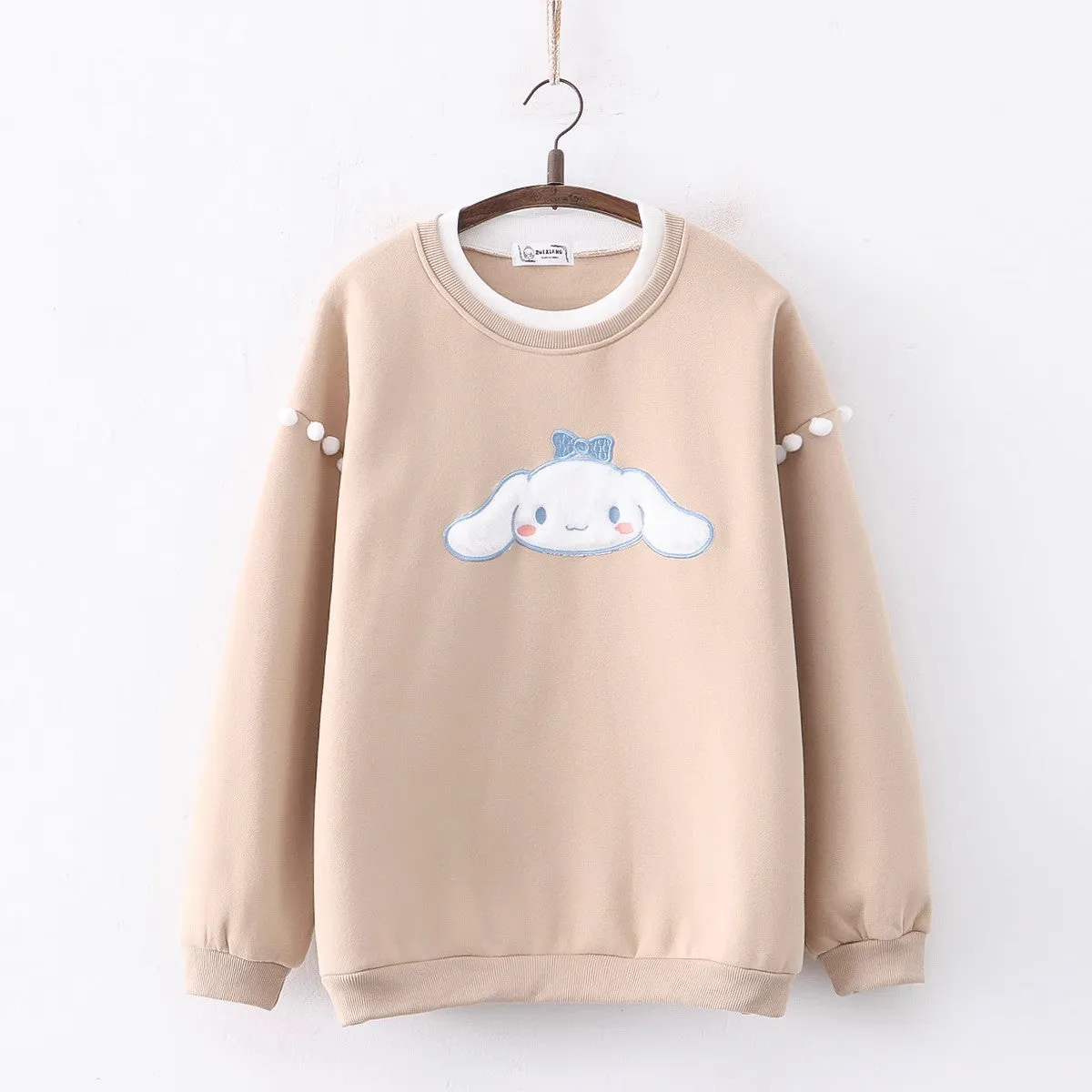 Kawaii Cotton Rabbit Thick Hoodie
