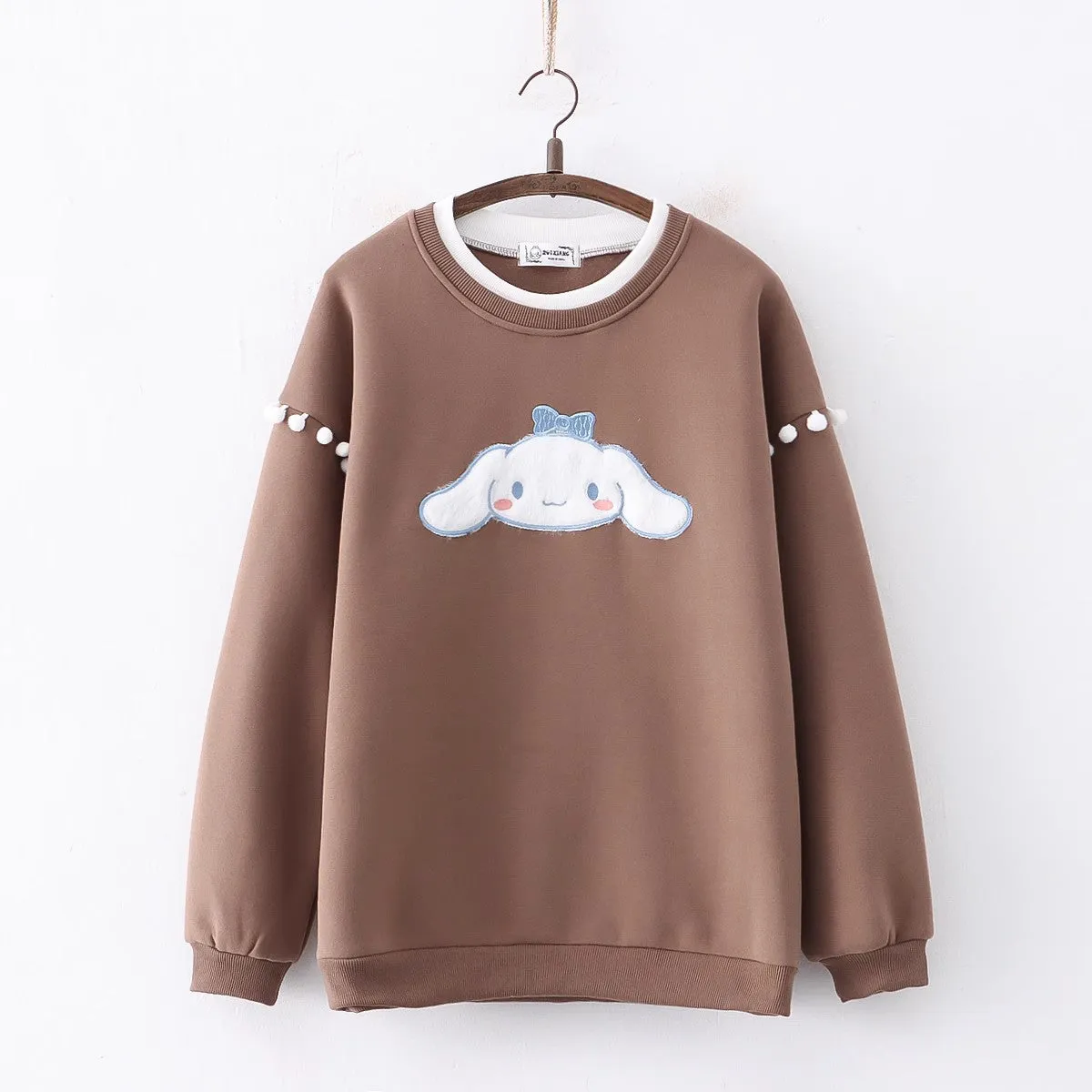 Kawaii Cotton Rabbit Thick Hoodie