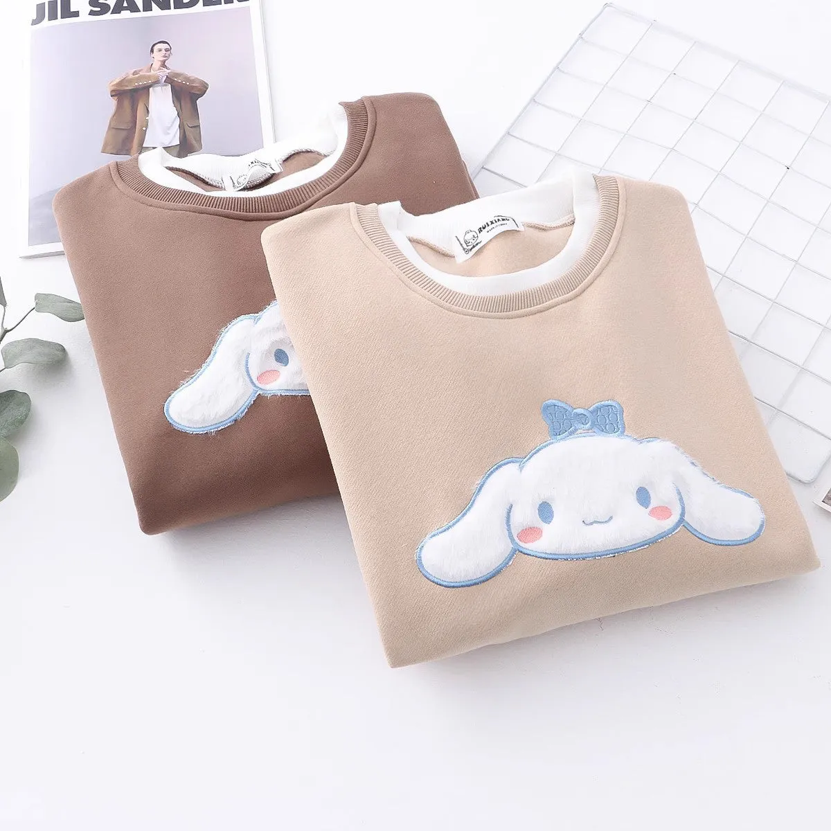 Kawaii Cotton Rabbit Thick Hoodie