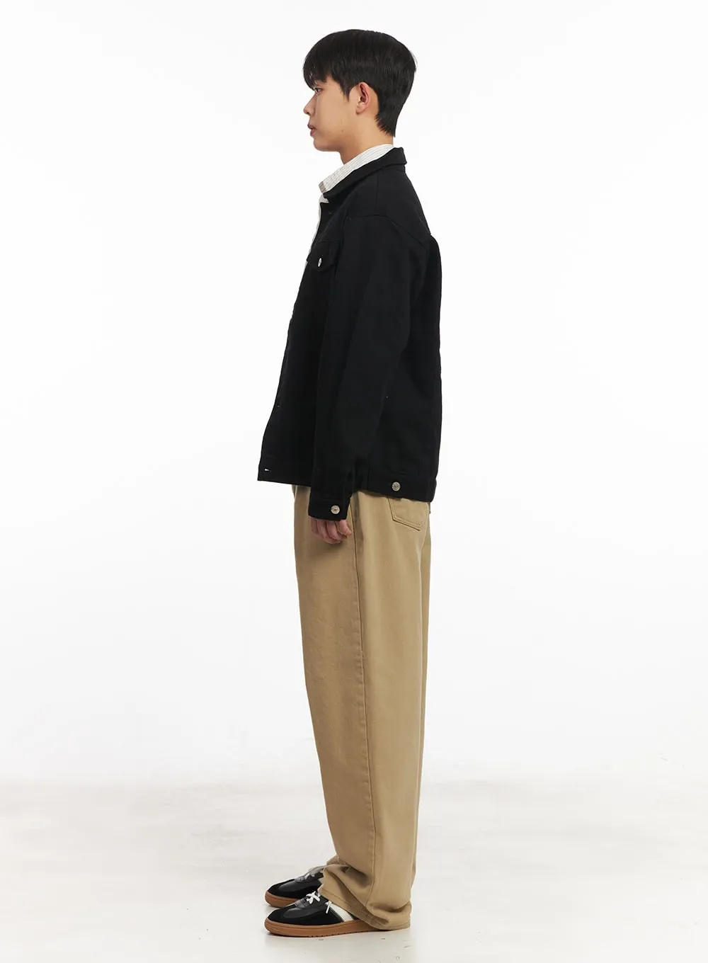 Men's Cotton Collared Jacket IM514