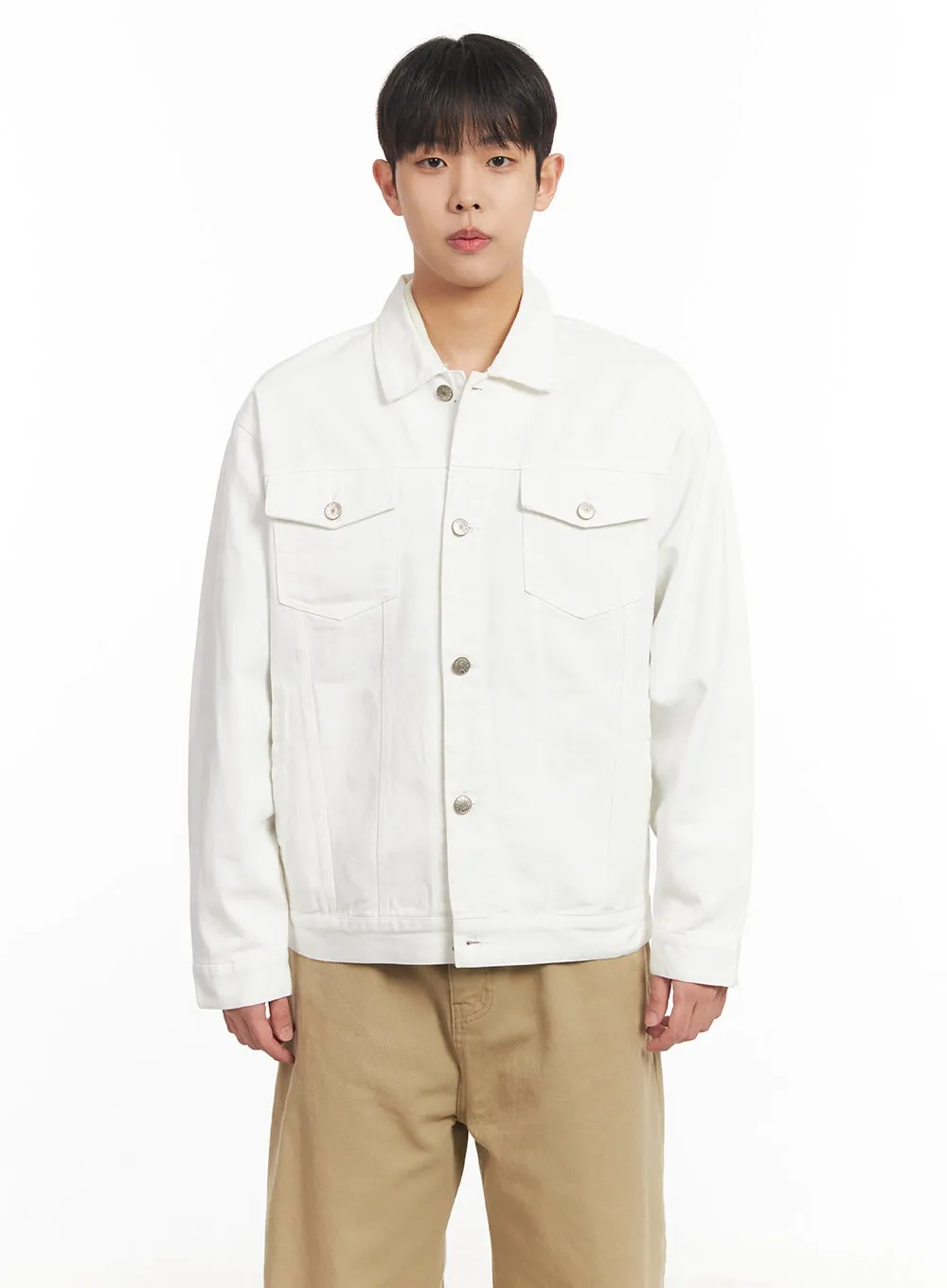 Men's Cotton Collared Jacket IM514