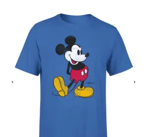 Mickey Mouse Classic Kick T-Shirt (Blue)