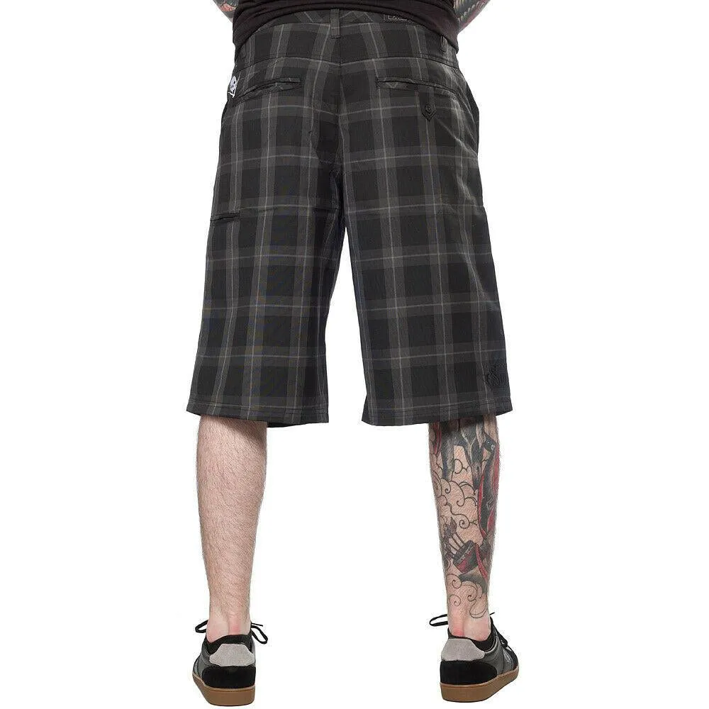 Wedge Plaid Walk Short
