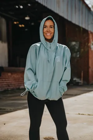 Women's Hooded 1/4 Zip Windbreaker