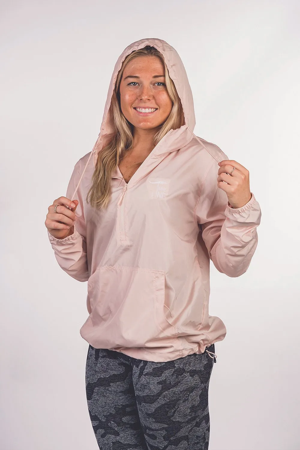 Women's Hooded 1/4 Zip Windbreaker